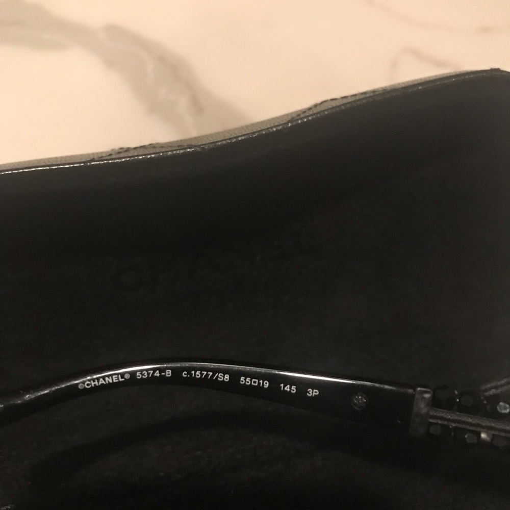 Square Havana Black Bijou  Polarized Sunglasses - Picture 4 of 8